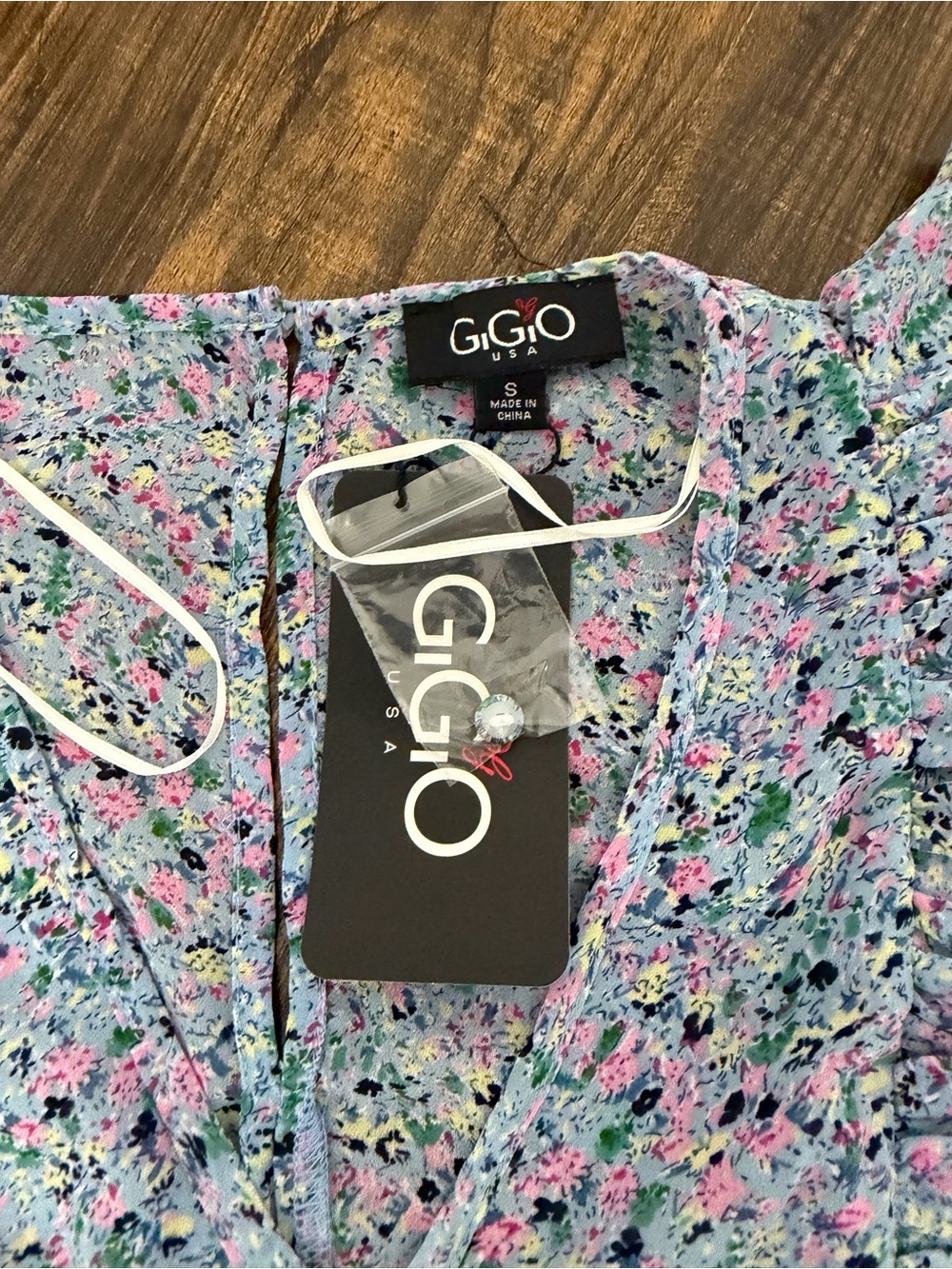 Gigio • NWT! • Peplum Blouse • Size Small - Picture 3 of 5